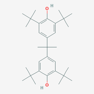 molecular formula C31H48O2 B078391 Phenol, 4,4'-(1-methylethylidene)bis[2,6-bis(1,1-dimethylethyl)- CAS No. 13676-82-9