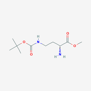 molecular formula C10H20N2O4 B7839183 H-D-Dab(Boc)-Ome HCl 