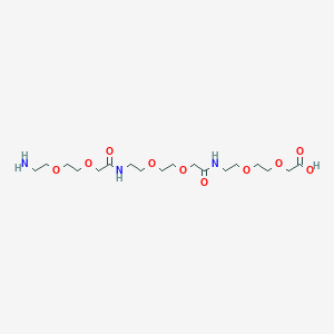 molecular formula C18H35N3O10 B7839256 H-Aeea-aeea-aeea 