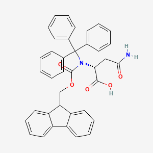 molecular formula C38H32N2O5 B7840001 Fmoc-D-Asn(Trt)-OH 