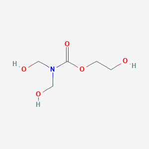 molecular formula C5H11NO5 B078401 2-Hydroxyethyl bis(hydroxymethyl)carbamate CAS No. 10290-96-7