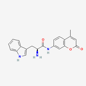 molecular formula C21H19N3O3 B7840141 L-Tryptophan 7-amido-4-methyl coumarin 
