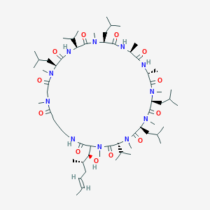 molecular formula C62H111N11O12 B7840172 Cyclosporin H 