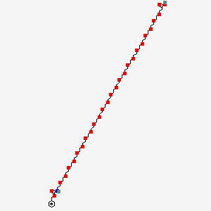 molecular formula C59H109NO28 B7840204 Cbz-NH-PEG24-C2-acid 