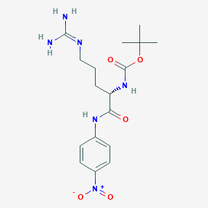 tert-butyl N-[(2S)-5-(diaminomethylideneamino)-1-(4-nitroanilino)-1-oxopentan-2-yl]carbamate