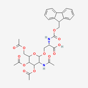 (2S)-3-[3-acetamido-4,5-diacetyloxy-6-(acetyloxymethyl)oxan-2-yl]oxy-2-(9H-fluoren-9-ylmethoxycarbonylamino)propanoic acid