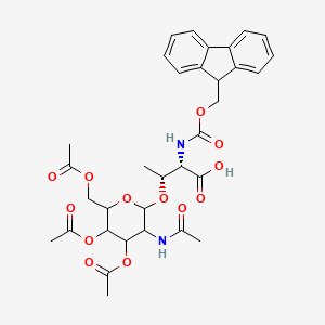 (2S,3R)-3-[3-Acetamido-4,5-diacetyloxy-6-(acetyloxymethyl)oxan-2-yl]oxy-2-(9H-fluoren-9-ylmethoxycarbonylamino)butanoic acid
