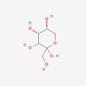 molecular formula C6H12O6 B7840448 (4R,5R)-2-(hydroxymethyl)oxane-2,3,4,5-tetrol 