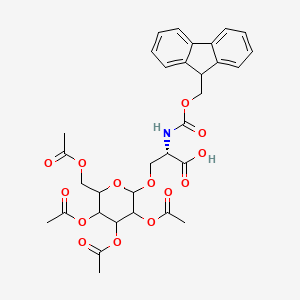 molecular formula C32H35NO14 B7840459 Fmoc-L-Ser((Ac)4-beta-D-Gal)-OH, >=95% (HPLC) 