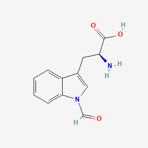 molecular formula C12H12N2O3 B7840472 N1-formyl-tryptophan CAS No. 74257-18-4
