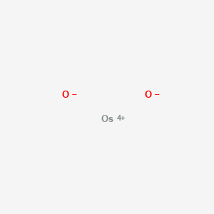 molecular formula O2Os B078405 Osmium(4+);oxygen(2-) CAS No. 12036-02-1
