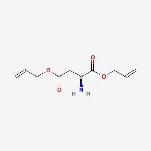 molecular formula C10H15NO4 B7840515 l-Aspartic acid diallyl ester 