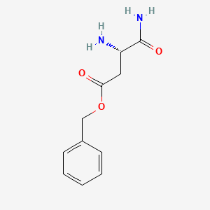 molecular formula C11H14N2O3 B7840527 Benzyl (S)-3,4-diamino-4-oxobutanoate 