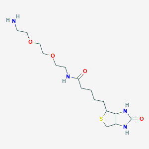molecular formula C16H30N4O4S B7840585 Biotin-PEG2-Amine 