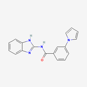 molecular formula C18H14N4O B7841037 MKI-1 