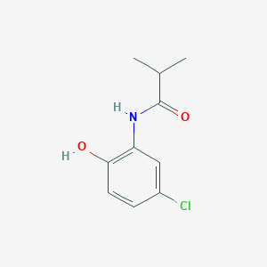 molecular formula C10H12ClNO2 B7841686 N-(5-Chloro-2-hydroxy-phenyl)-isobutyramide 