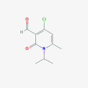 molecular formula C10H12ClNO2 B7841849 4-Chloro-6-methyl-2-oxo-1-(propan-2-yl)-1,2-dihydropyridine-3-carbaldehyde 