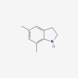 molecular formula C10H13N B7841891 5,7-Dimethylindoline 