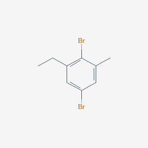 molecular formula C9H10Br2 B7842145 2,5-dibromo-1-ethyl-3-methylbenzene CAS No. 1208075-68-6