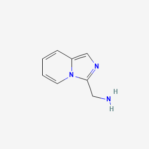 molecular formula C8H9N3 B7842220 Imidazo[1,5-a]pyridin-3-ylmethanamine 
