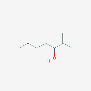 molecular formula C8H16O B078427 2-甲基-1-庚烯-3-醇 CAS No. 13019-19-7