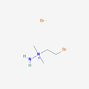 molecular formula C4H12Br2N2 B078433 N,N-Dimethyl-(2-bromoethyl)hydrazinium CAS No. 14652-09-6