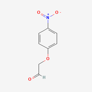 molecular formula C8H7NO4 B7843342 2-(4-nitrophenoxy)acetaldehyde 