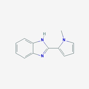 molecular formula C12H11N3 B078435 2-(1-methylpyrrol-2-yl)-1H-benzimidazole CAS No. 13253-57-1