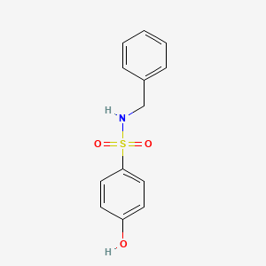 molecular formula C13H13NO3S B7843589 n-benzyl-4-hydroxybenzenesulfonamide CAS No. 96155-81-6