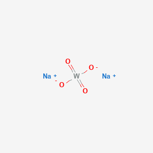 molecular formula Na2WO4<br>Na2O4W B078439 Sodium tungstate CAS No. 13472-45-2