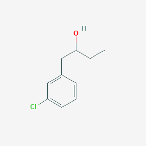 molecular formula C10H13ClO B7844084 1-(3-Chlorophenyl)butan-2-ol 