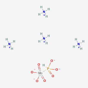 molecular formula H17MoN4O7P B078442 磷钼酸铵 CAS No. 12026-66-3