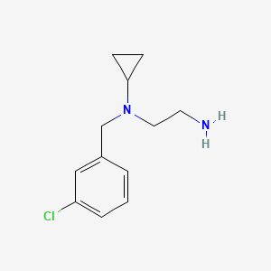 molecular formula C12H17ClN2 B7844222 N*1*-(3-Chloro-benzyl)-N*1*-cyclopropyl-ethane-1,2-diamine 