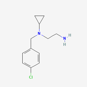 molecular formula C12H17ClN2 B7844229 N*1*-(4-Chloro-benzyl)-N*1*-cyclopropyl-ethane-1,2-diamine 