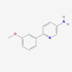 molecular formula C12H12N2O B7844741 6-(3-Methoxyphenyl)pyridin-3-amine 
