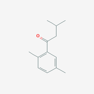molecular formula C13H18O B7844831 2',3,5'-Trimethylbutyrophenone 