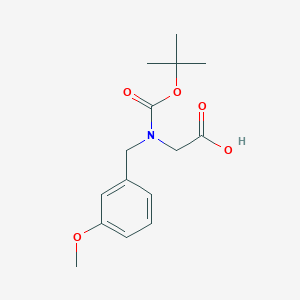 molecular formula C15H21NO5 B7845102 N-Boc-3-methoxybenzyl-glycine 