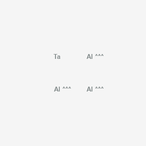 molecular formula Al3Ta B078454 Aluminum, compd. with tantalum (3:1) CAS No. 12004-76-1