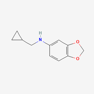 N-(cyclopropylmethyl)-2H-1,3-benzodioxol-5-amine