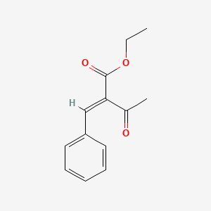 molecular formula C13H14O3 B7845649 Ethyl 2-benzylidene-3-oxobutanoate CAS No. 15802-62-7