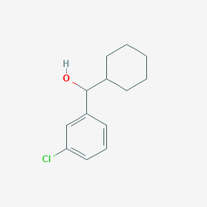 molecular formula C13H17ClO B7845671 Cyclohexyl (3-chlorophenyl)methanol CAS No. 522654-02-0