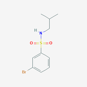 molecular formula C10H14BrNO2S B7845743 3-Bromo-N-isobutylbenzenesulfonamide 