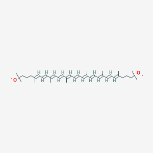 molecular formula C42H64O2 B078459 3,4,3',4'-Tetrahydrospirilloxanthin CAS No. 13833-01-7