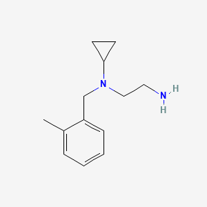 molecular formula C13H20N2 B7846058 N*1*-Cyclopropyl-N*1*-(2-methyl-benzyl)-ethane-1,2-diamine 