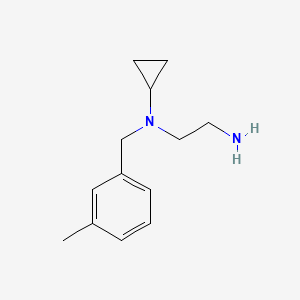 molecular formula C13H20N2 B7846064 N*1*-Cyclopropyl-N*1*-(3-methyl-benzyl)-ethane-1,2-diamine 