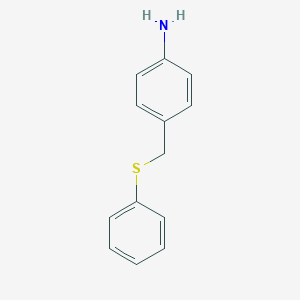 molecular formula C13H13NS B078463 4-[(Phenylsulfanyl)methyl]aniline CAS No. 13738-70-0
