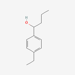 B7846392 1-(4-Ethylphenyl)-1-butanol CAS No. 166337-43-5