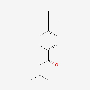 molecular formula C15H22O B7846549 4'-tert-Butyl-3-methylbutyrophenone 