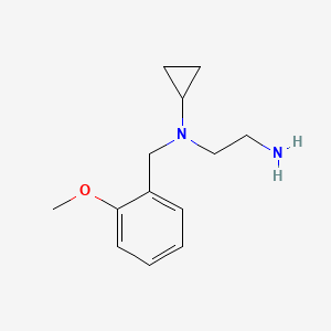 molecular formula C13H20N2O B7846576 N*1*-Cyclopropyl-N*1*-(2-methoxy-benzyl)-ethane-1,2-diamine 