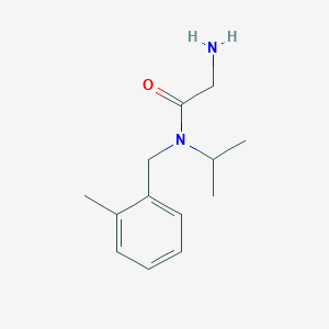 molecular formula C13H20N2O B7846591 2-Amino-N-isopropyl-N-(2-methyl-benzyl)-acetamide 